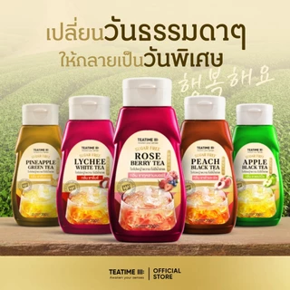 [TeaTime] ทีทาม ไซรัปคีโต ไซรัปหญ้าหวาน 0 kcal น้ำเชื่อมหญ้าหวาน 300 มล.