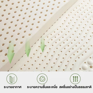 ที่นอนยางพารา ยางพาราฉีดขึ้นรูป topper ลดอาการปวดหลังได้อย่างตรงจุด นุ่มกำลังดี นอนฟิน เหมือนนอนโรงแรม ส่งฟรี