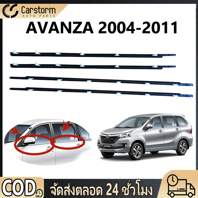 คิ้วรีดน้ำ Toyota VIOS 2003-2017 คิ้วรีดน้ำประตู ยางรีดนำ้ขอบกระจก ยางรีดน้ำนอก ยางรีดน้ำ