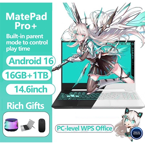 【แท็บเล็ต 2 อิน 1】Tab Matepad Pro+ 5G 14.6นิ้ว 16GB+1024GB แท็บเล็ต ปุ่มAI ทางกายภาพพิเศษ PC-level W