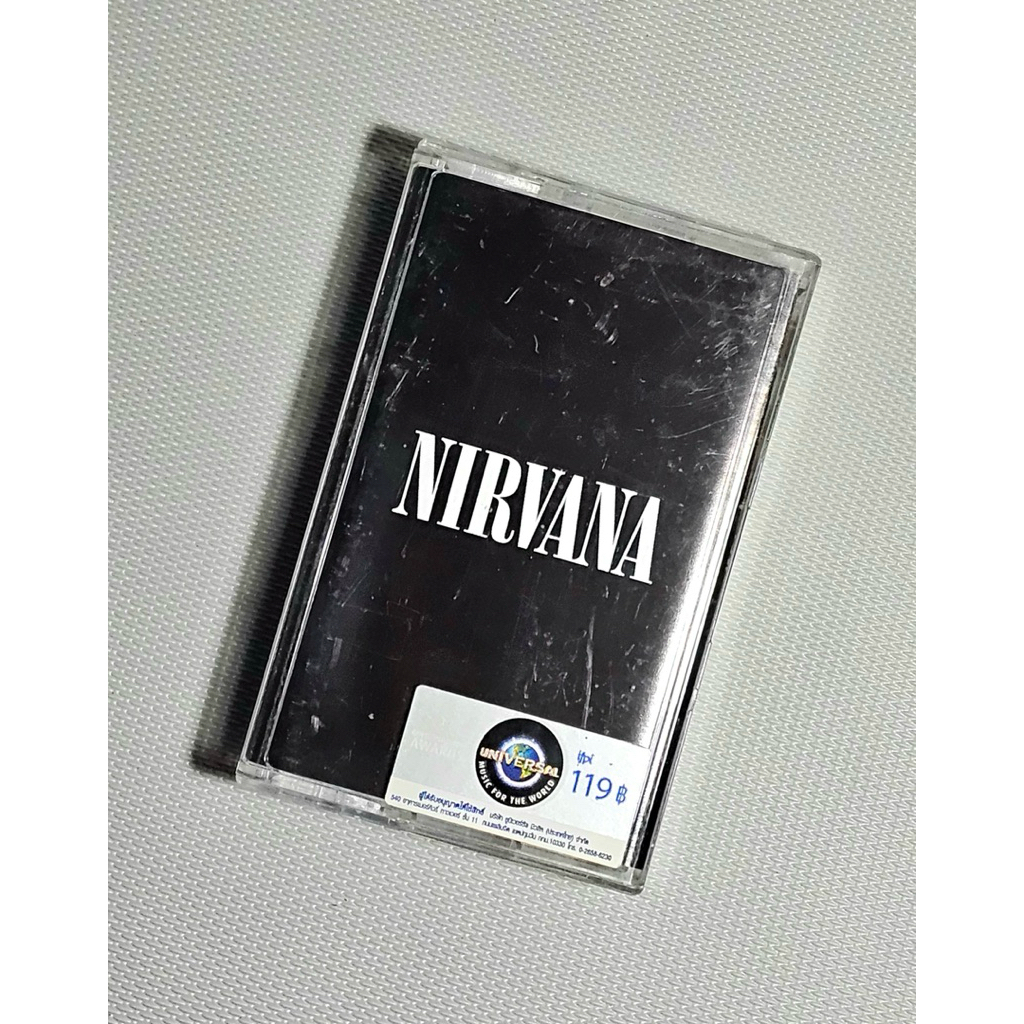 Tape Cassette เทปเพลง Nirvana - ปกดำ รวมเพลงฮิต