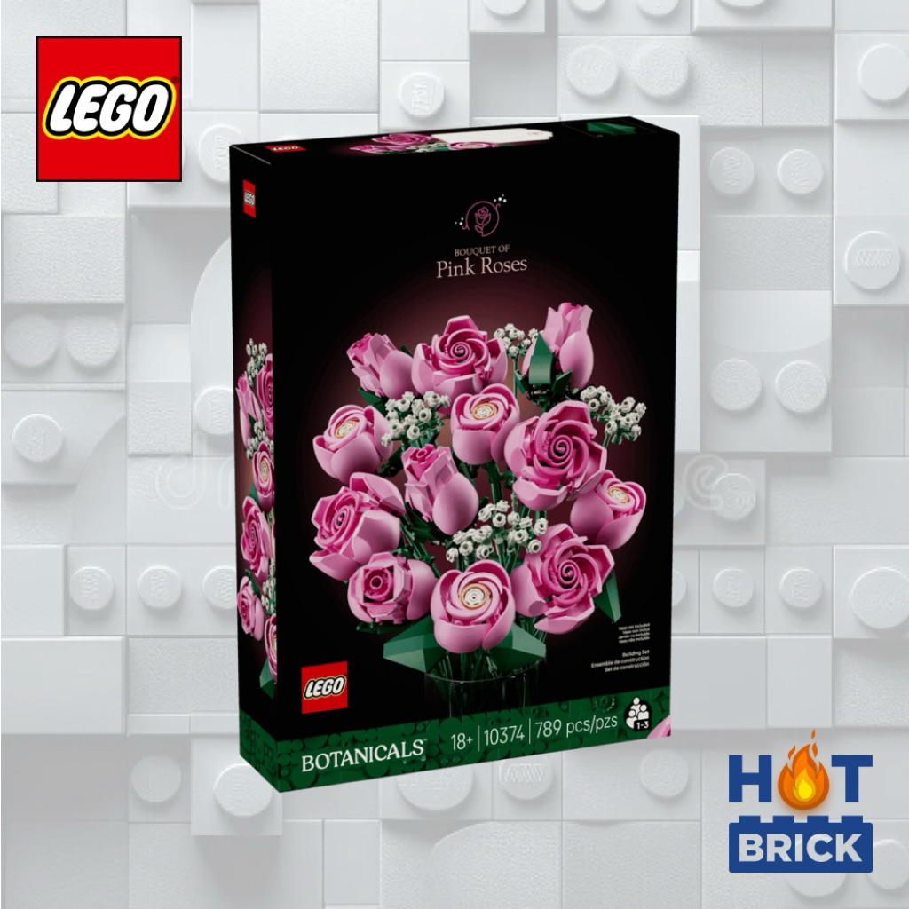 LEGO 10374 Bouquet of Pink Roses เลโก้ของแท้ พร้อมส่ง