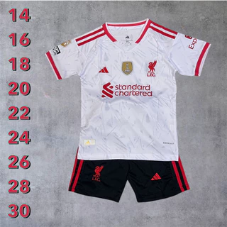ชุดบอลชุดกีฬาเด็กเสื้อพร้อมกางเกงผ้านิ่มเย็นใส่สบายขนาดไซร้เด็ก1ขวบถึง13ขวบใส่ได้