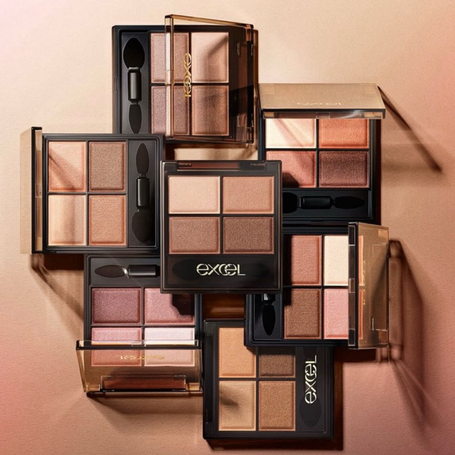 🇯🇵พรี | แท้ Excel - Skinny Rich Shadow 5.1g พาเลททาตาโทน smokey สวยมากก!! 🇯🇵