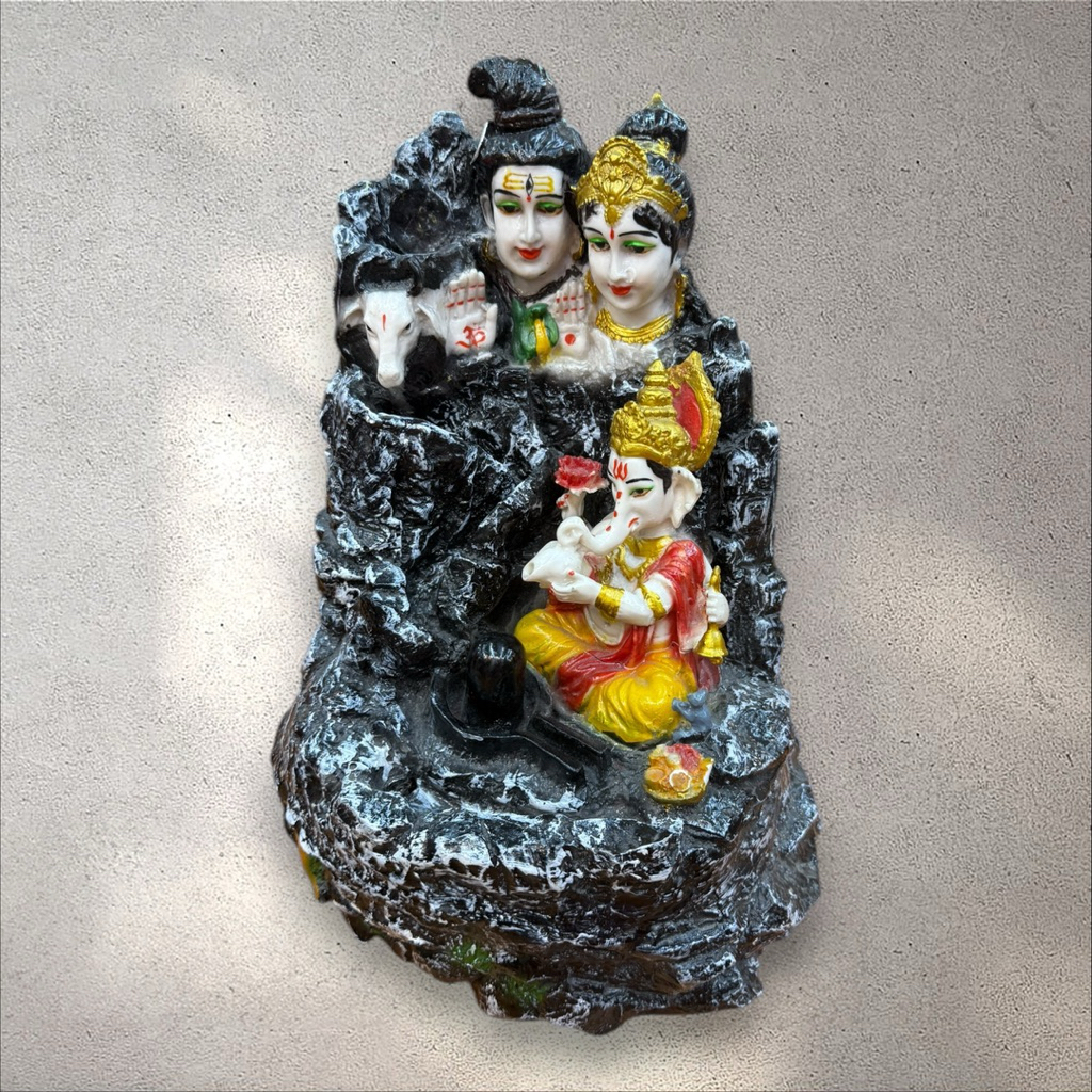 Shiva Parvati Ganesha 🕉️🪷🛕 Idol Statue รูปปั้นพระศิวะ พระแม่ปารวตี พระพิฆเนศ ของตกแต่งบ้าน เสริมสิริ