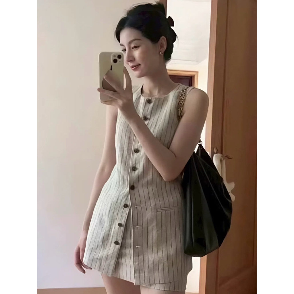 🌟Set เสื้อ+กระโปรง 8990-3623 (rami)🌟
