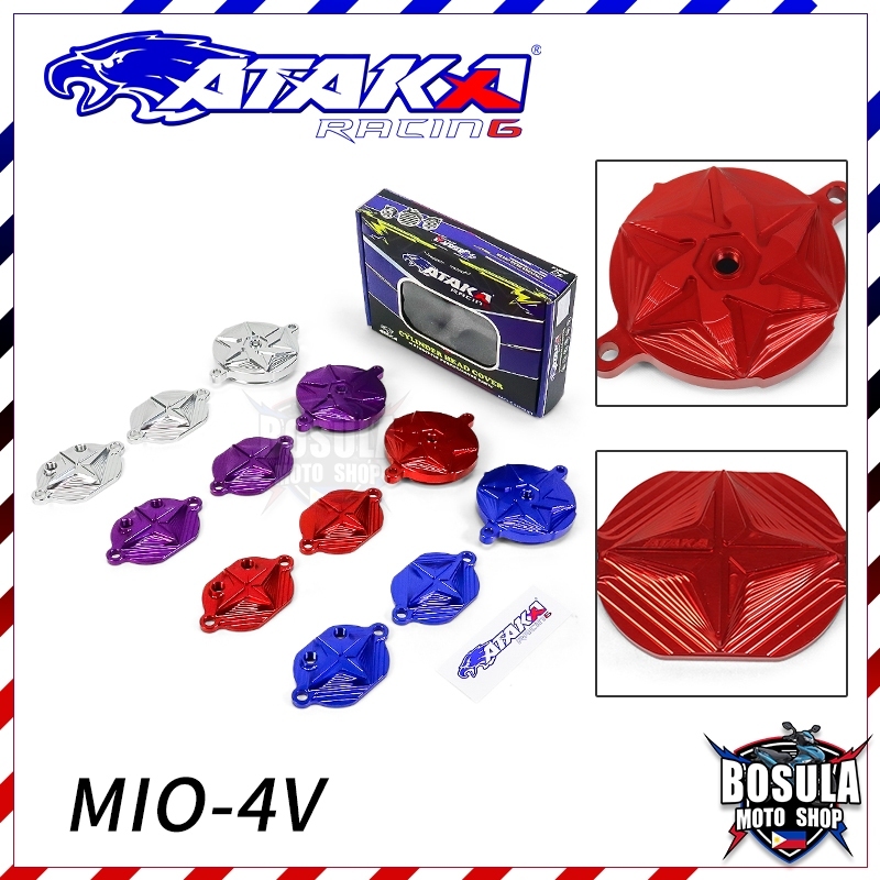 ATAKA CNC ฝาครอบฝาสูบ CYLINDER HEAD COVER ใช้ได้กับฝาสูบ NOUVO FINO MIO 4v