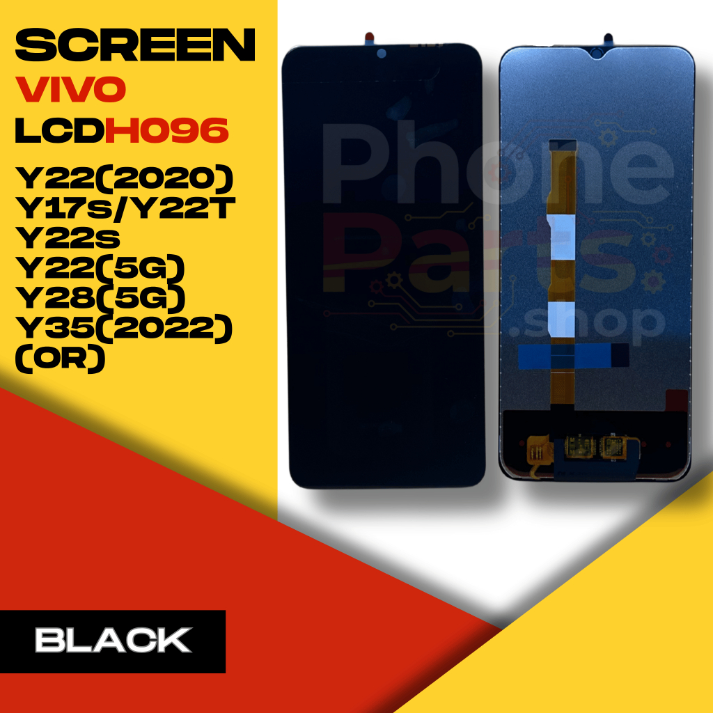 หน้าจอ LCD VIVO Y22(2020)/Y17s/Y22T/Y22s/Y22(5G)/Y28(5G)/Y35(2022) (OR) (BLACK)