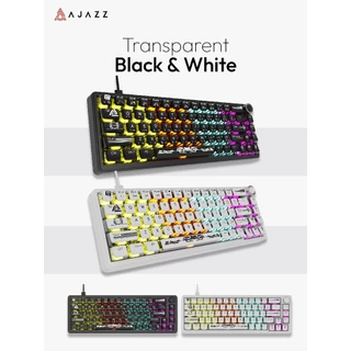 คีย์บอร์ดเกมมิ่ง Ajazz AK690 69Key Gasket Wired Hotswap Meilade Switch Mechanical Keyboard รับประกัน 1 ปี