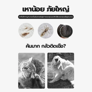 หวีสางเหาสัตว์เลี้ยง หวีซี่เล็ก หวีละเอียด แปรงสางขน ราคาถูก ใช้งานได้ดี
