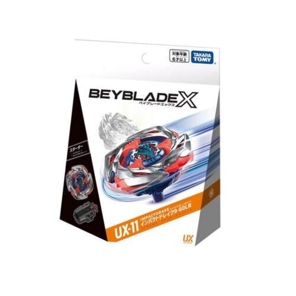 UX11 Impact Drake 9-60 LR Beyblade X ของแท้ 100% TAKARA TOMY