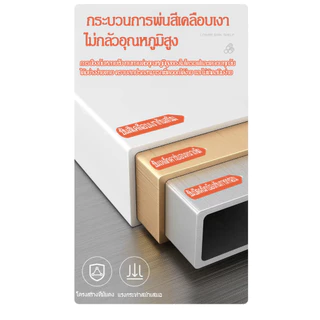 ชั้นวางไมโครเวฟ อเนกประสงค์ ชั้นวางในห้องครัว กันน้ำ ไม่เป็นสนิม สแตนเลสแข็งแรงทนทาน ทำความสะอาดง่าย