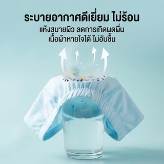 กางเกงในเด็กชาย 4 สี ลายการ์ตูนไดโนเสาร์ ผ้าคอตตอน นุ่ม ใส่สบาย
