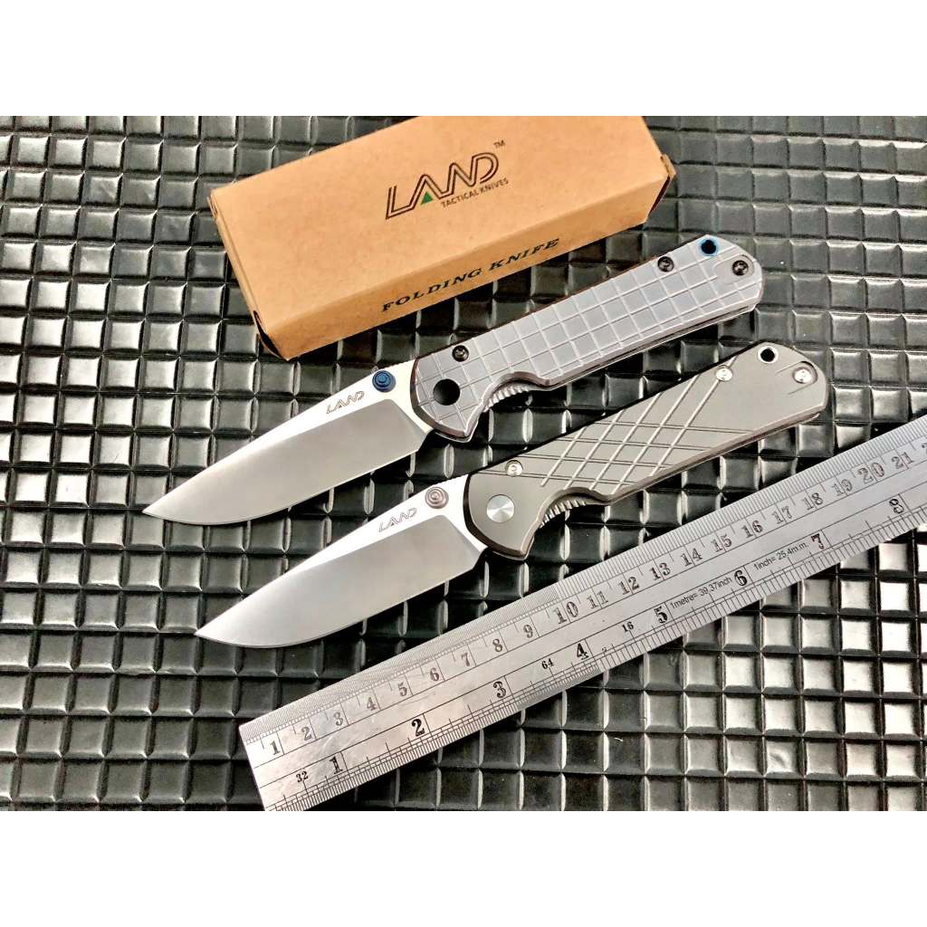 มีดพับแลนด์ LAND® 912SG/912SX รุ่นใหม่ล่าสุด วัสดุใบมีด 12C27 ระบบล็อค เฟรมล็อค เปิดปิด ลื่นมือ บอลเ