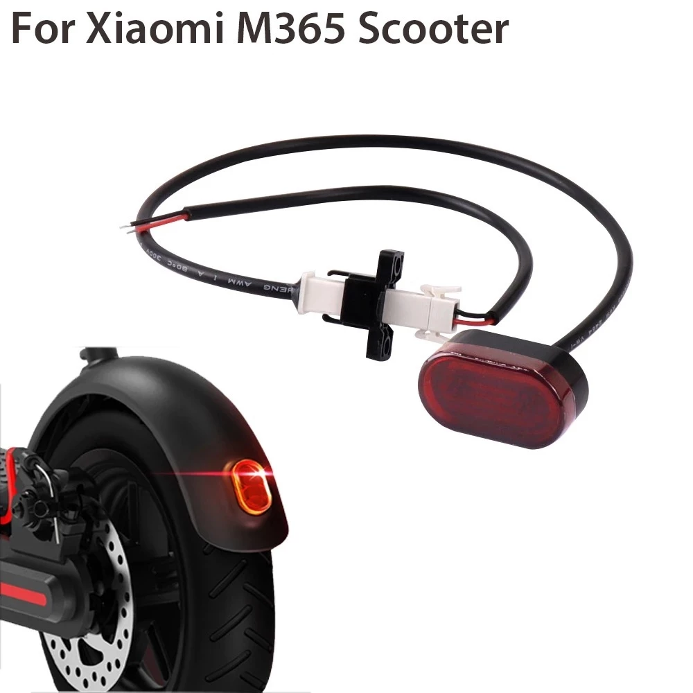 MI002 อะไหล่ Xiaomi Scooter ชุดสายไฟไฟท้าย จุกยางกันน้ำ และตัวล็อคไฟท้าย สายต่อไฟท้าย รุ่น M365 / 1S / Pro / Pro 2 OEM