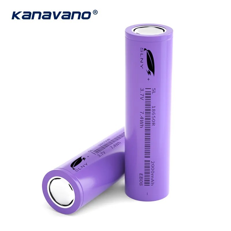 (ขายส่ง) แบตลิเธียม ถ่านชาร์จ 2000mAh หัวเรียบ LI-ION Battery 18650 3.7V ความจุแท้จากโรงงาน ไฟเต็ม ใ