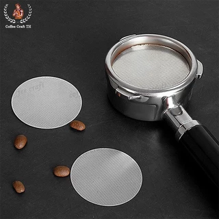 Ultra-thin Puck Screen 316 แผ่นตาข่ายกรองกาแฟ สเตนเลส แผ่นกระจายน้ำ เครื่องชงกาแฟ ใช้ซ้ำได้ สำหรับทำกาแฟบาริสต้า เอส