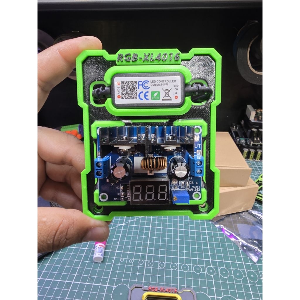 ฐานรองไฟ rgb คู่กับ Step Down XL 4016​