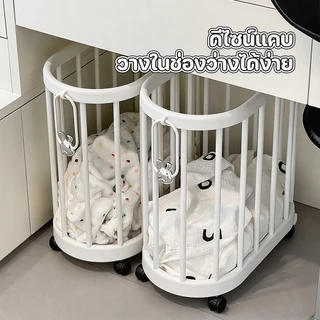 ตะกร้าเก็บของมีล้อ ตะกร้าใส่ผ้าซัก การจัดเก็บของเล่น เคลื่อนย้ายสะดวก สไตล์เรียบง่าย สําหรับหอพัก ห้องนั่งเล่น สํานักงาน