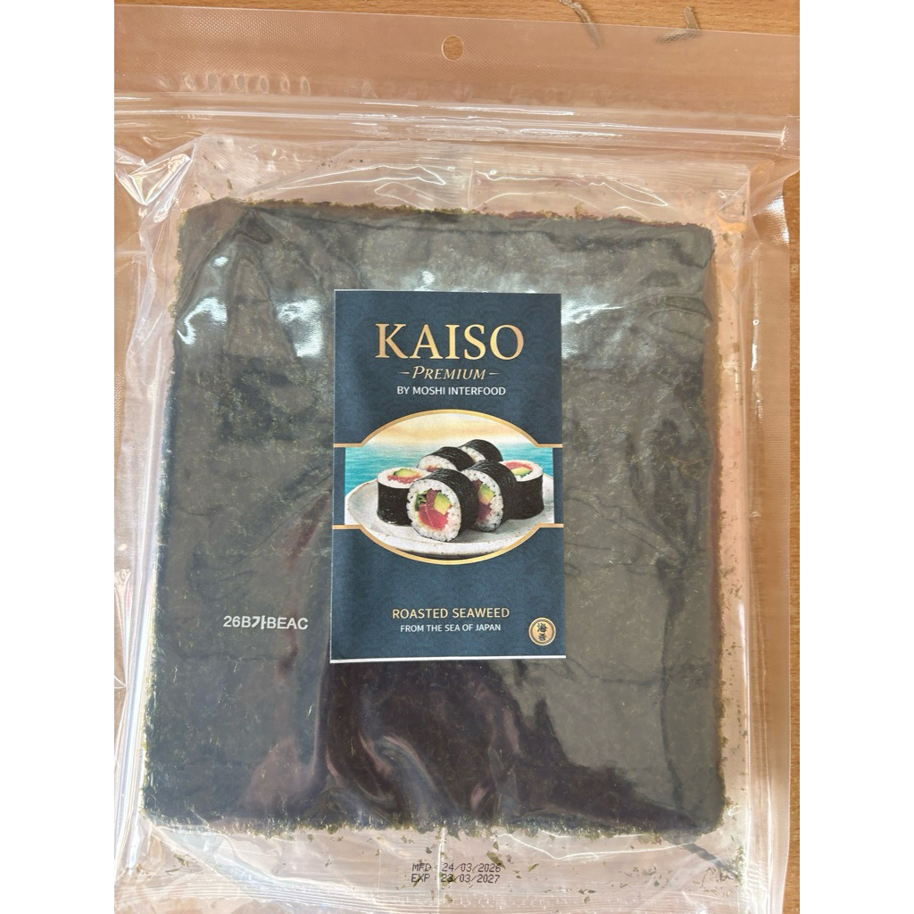 โนริสาหร่ายKaiso 100แผ่น