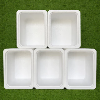 กล่องโฟมมินิ ขนาด 23x31x23 cm. สำหรับปลูกผักสลัด ผักสวนครัว ดอกไม้ และไม้ประดับ - เกษตรกรรมยั่งยืน