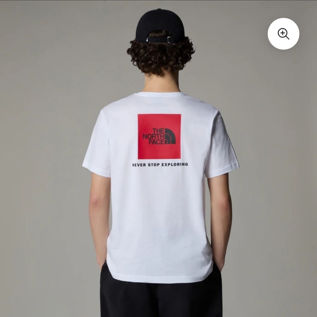 เสื้อยืดผู้ชาย The North Face รุ่น Redbox | สีขาว​แท้100%