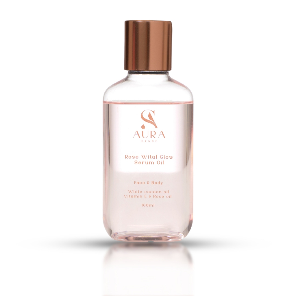เซรั่มน้ำมันกุหลาบ ชนิดขวด (100 ml) Rose Wital Glow Serum Oil (โรส ไวทัล โกลว์ เซรั่ม ออยล์)