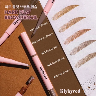 ส่งไวพร้อมส่ง ดินสอเขียนคิ้ว LILYBYRED HARD FLAT BROW PENCIL แท้จากเกาหลี