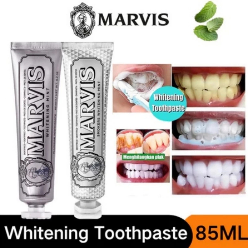 Marvis Toothpaste มาร์วิส มีกลิ่นใหม่ 75ml,85ml ยาสีฟัน จากอิตาลี ฟันลื่นสะอาดใช้ดีจริงๆ