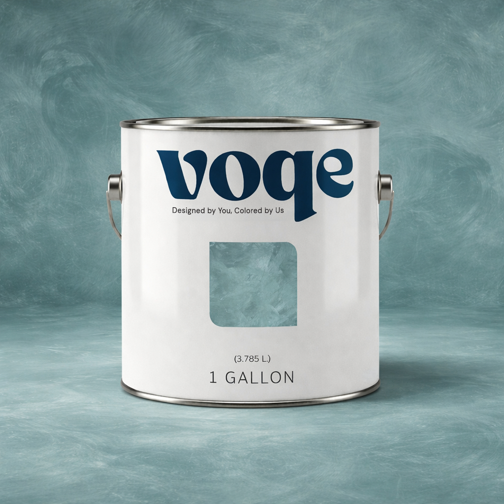 Voqe Mineral Finish เฉดสี เขียวสนทะเล สีตกแต่งธรรมชาติ สร้างมิติ ผิวสัมผัสแบบด้าน (Matte Finish)
