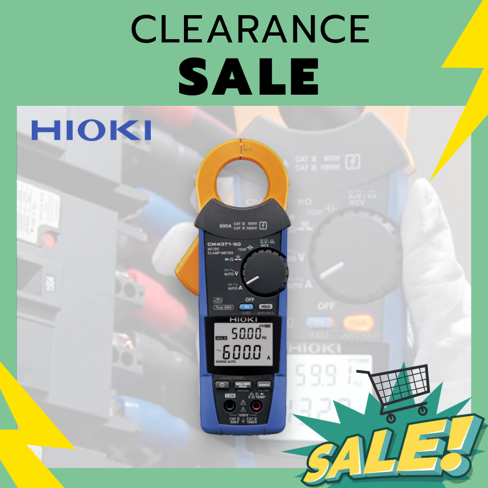 HIOKI CM4371-50 แคลมป์มิเตอร์ True RMS ระดับมืออาชีพ วัดได้ครบในเครื่องเดียว ** สินค้าค้าง STOCK **