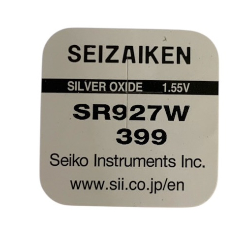 ถ่านกระดุม Seizaiken SR927W / 399 แบ่งจำหน่าย แบบ 1 ก้อน,5 ก้อน