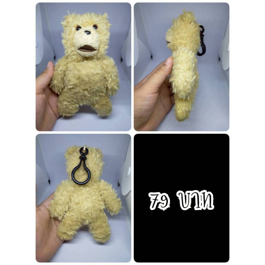 Ted#Ted Bear#หมีเท็ดดี้#หมีเทด#หมีไม่แอ๊บ แสบได้อีก#ป้ายตัด#งานพวงญี่ปุ่นมือสอง