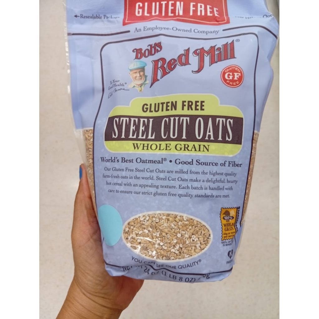 Bob'Red Mill Gluten Free Steel Cut Oats ข้าวโอ๊ต100% 680  กรัม