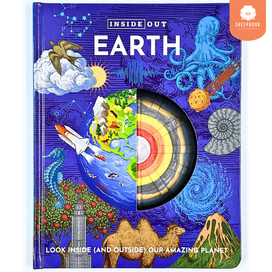หนังสือความรู้ทั่วไป Inside Out : Earth กระดาษแข็งทุกหน้า