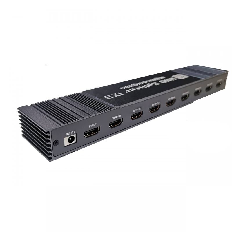 (พร้อมส่ง) HDMI SPLITTER UHD 8K@60Hz & 4K@120Hz 1 IN 8 OUT