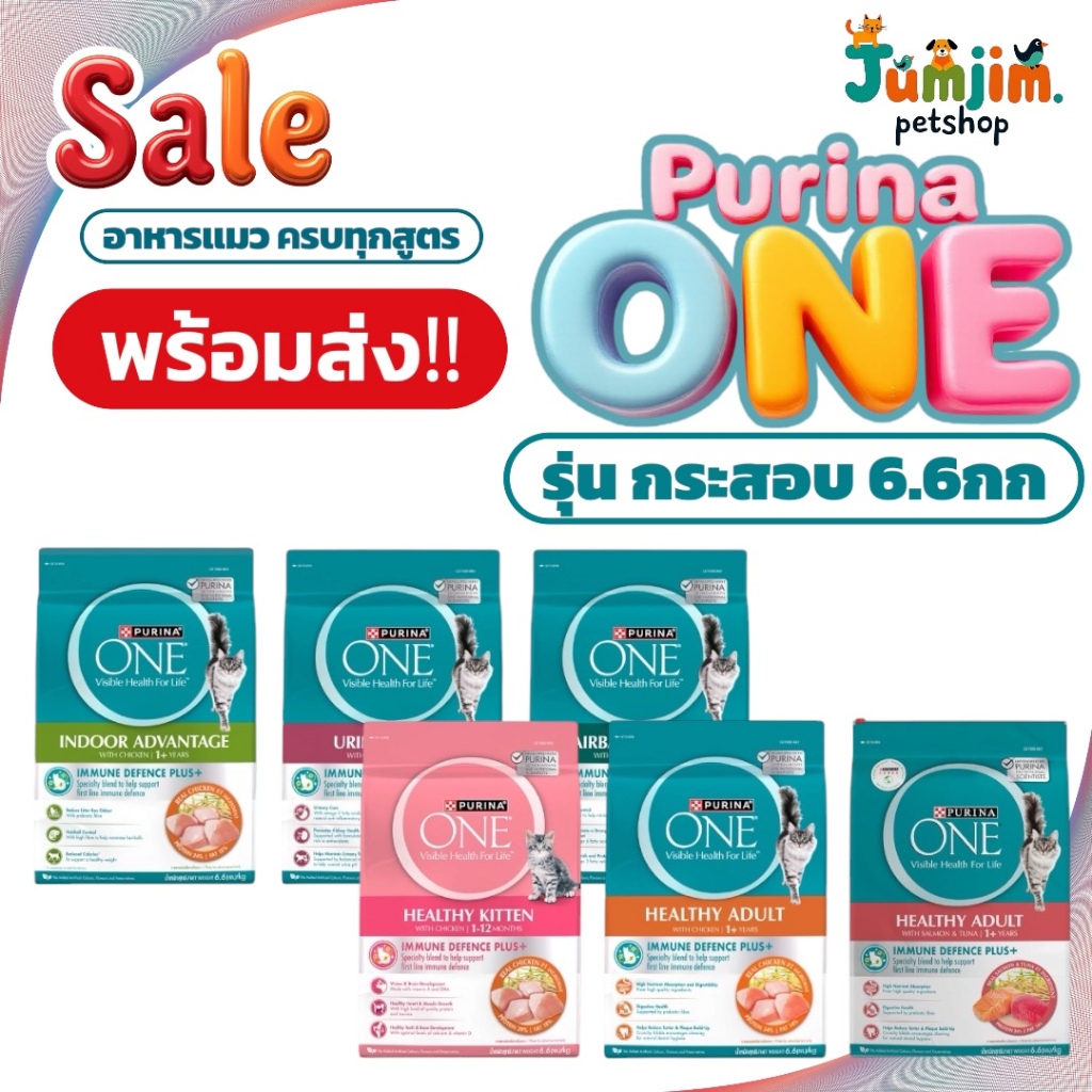 รีวิว Purina One อาหารแมว 6.6 กก. เลือกสูตรบำรุงครบทุกช่วงวัยเพื่อสุขภาพที่ดี