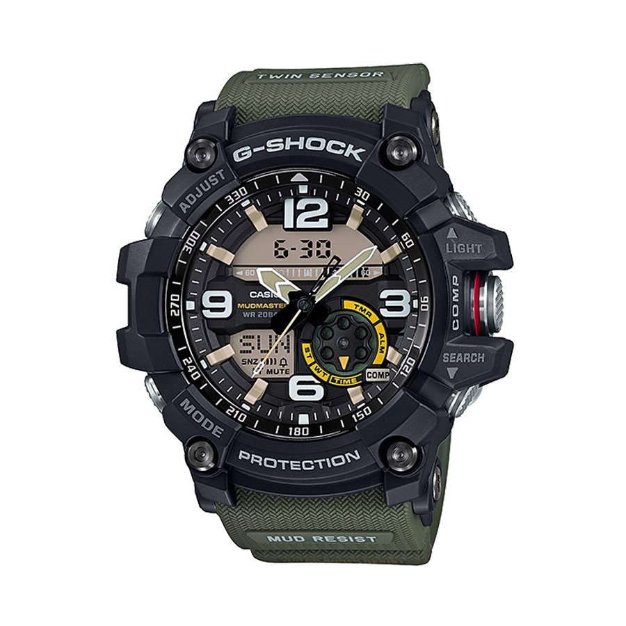 Casio G-Shock นาฬิกาข้อมือผู้ชาย สายเรซิ่น รุ่น GG-1000-1A3 - สีเขียว