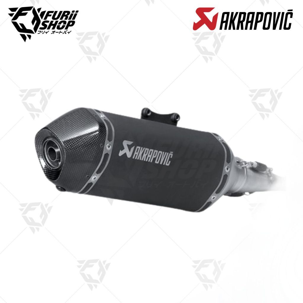 ท่อสูตร/ท่อแต่ง/ท่อไอเสีย Akrapovic Slip on Black : for Vespa GTS150 3V 2014-2016
