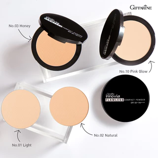 แป้งผสมรองพื้น แป้งผิวผ่อง กิฟฟารีน อินโนเวีย ฟลอเลส INNOVIA FLAWLESS COMPACT POWDER SPF 50+ PA++++ GIFFARINE