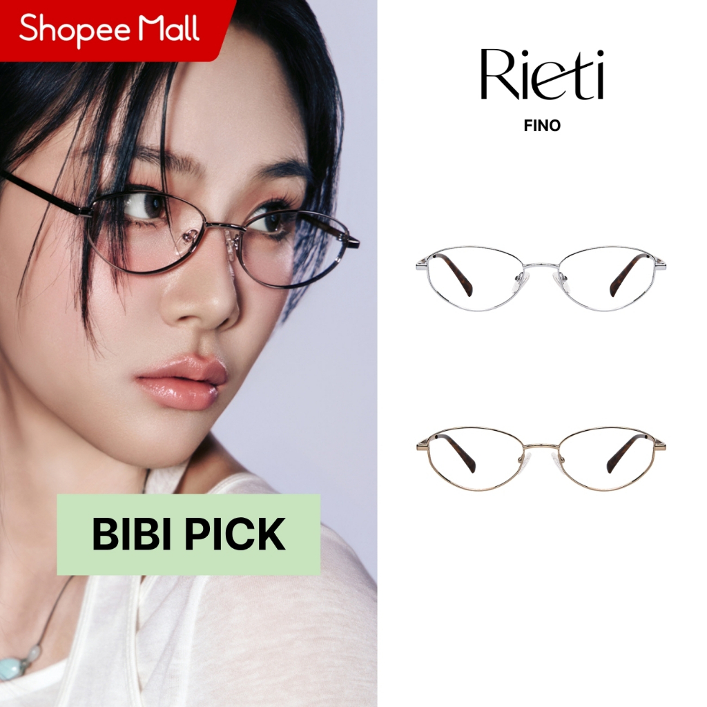 [ Authorized ] ตัวแทนจำหน่ายไทย | แว่นตา Rieti รุ่น FINO แว่นกรองแสงสีฟ้า BIBI pick collection (RTI26GL3041U)