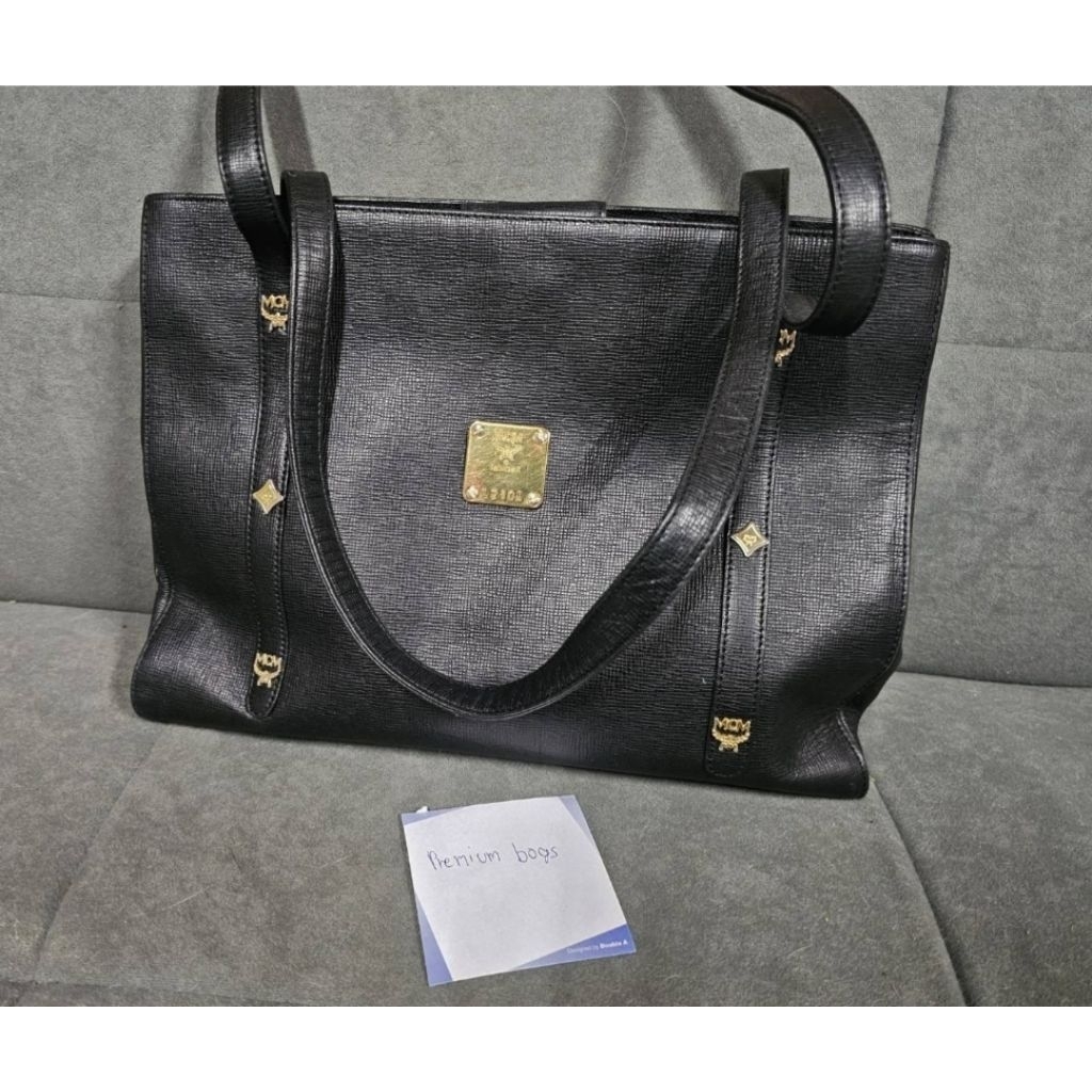 [Used] MCM Vintage Saffiano Leather Tote