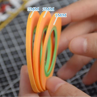 เทปบังพ่นสี Washi Masking Tape เกรดพรีเมียม (ขนาด 1mm / 2mm / 3mm)