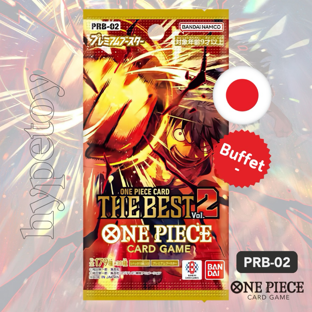 (Buffet-นย1290)PRB-02 One Piece TCG เปิดจนกว่าจะฮิต