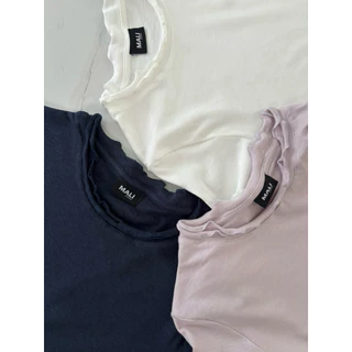MALI Chiffon top เสื้ิอคอระบาย2ชั้น