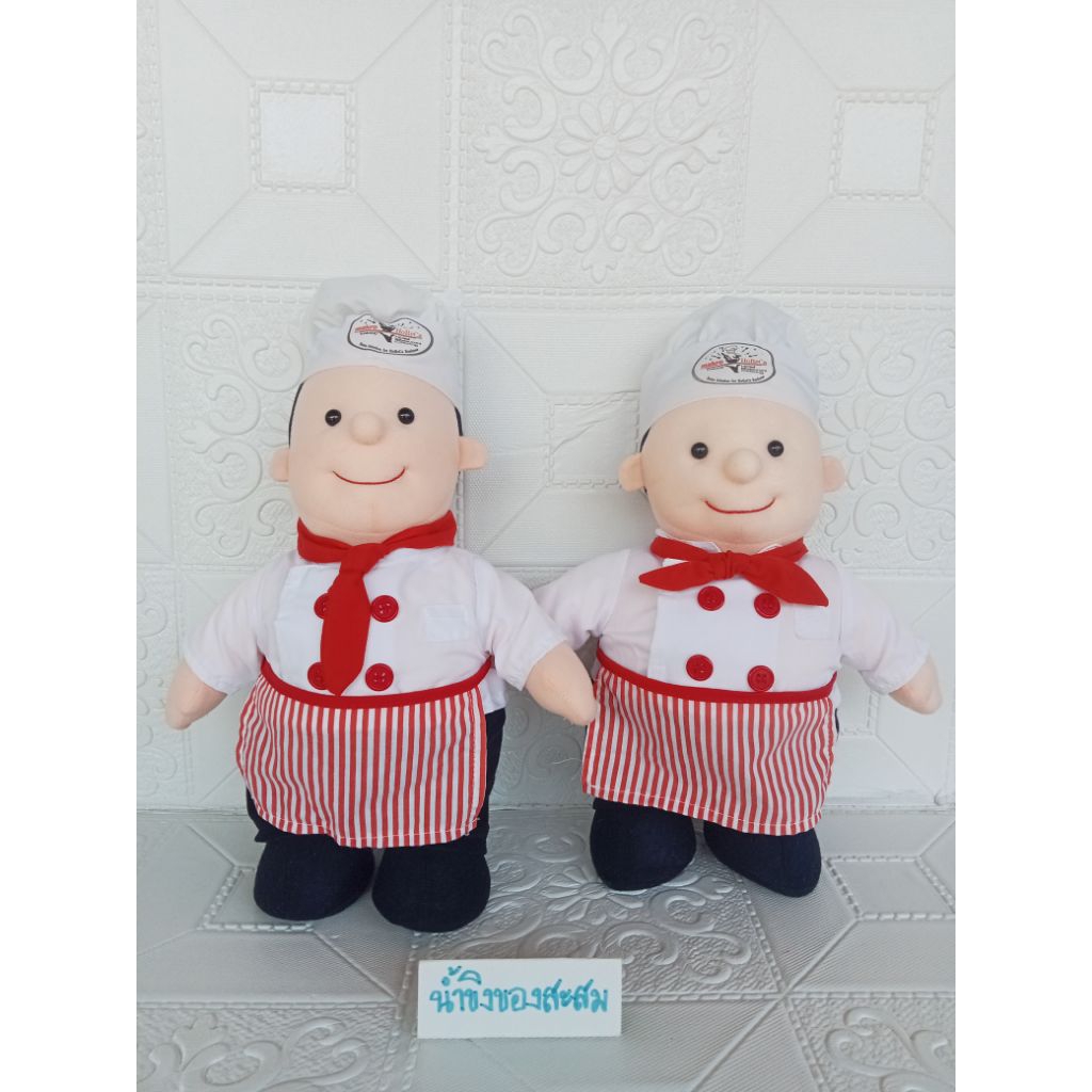 ตุ๊กตา พรีเมี่ยม"Chef"makro HoReCa"THAILAND ขนาด : ความสูงประมาณ 12 นิ้ว**สินค้ามือสอง อาจมีตำหนิหรื