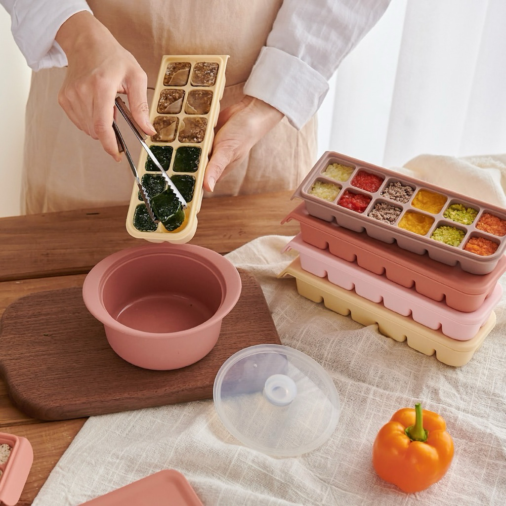 Firgi Silicone Baby Food Container กล่องแบ่งอาหารเด็กสุญญากาศแบบบางbo