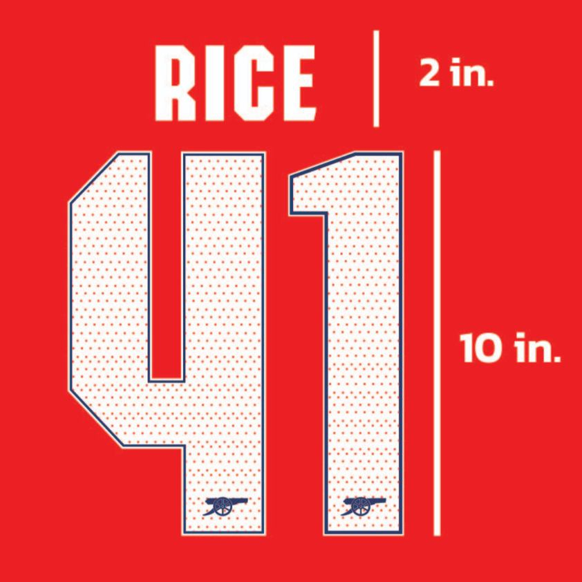 FONT “RICE เบอร์ 41” FONT สโมสร ฤดูกาล 2025/26