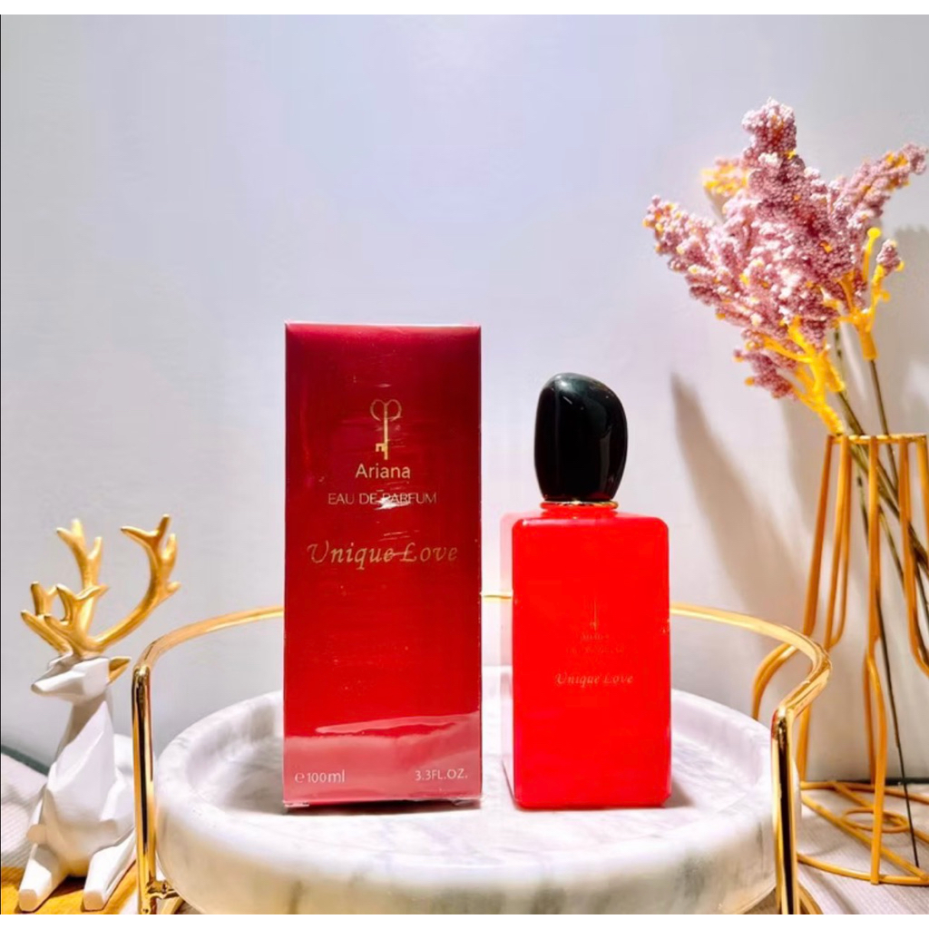 น้ำหอมนำเข้า Uniquelove ariana กลิ่นเทียบ siเเดง เเพรชชั่น(100ml.)🚚 ส่งของทุกวัน ⚡️ ส่งไว