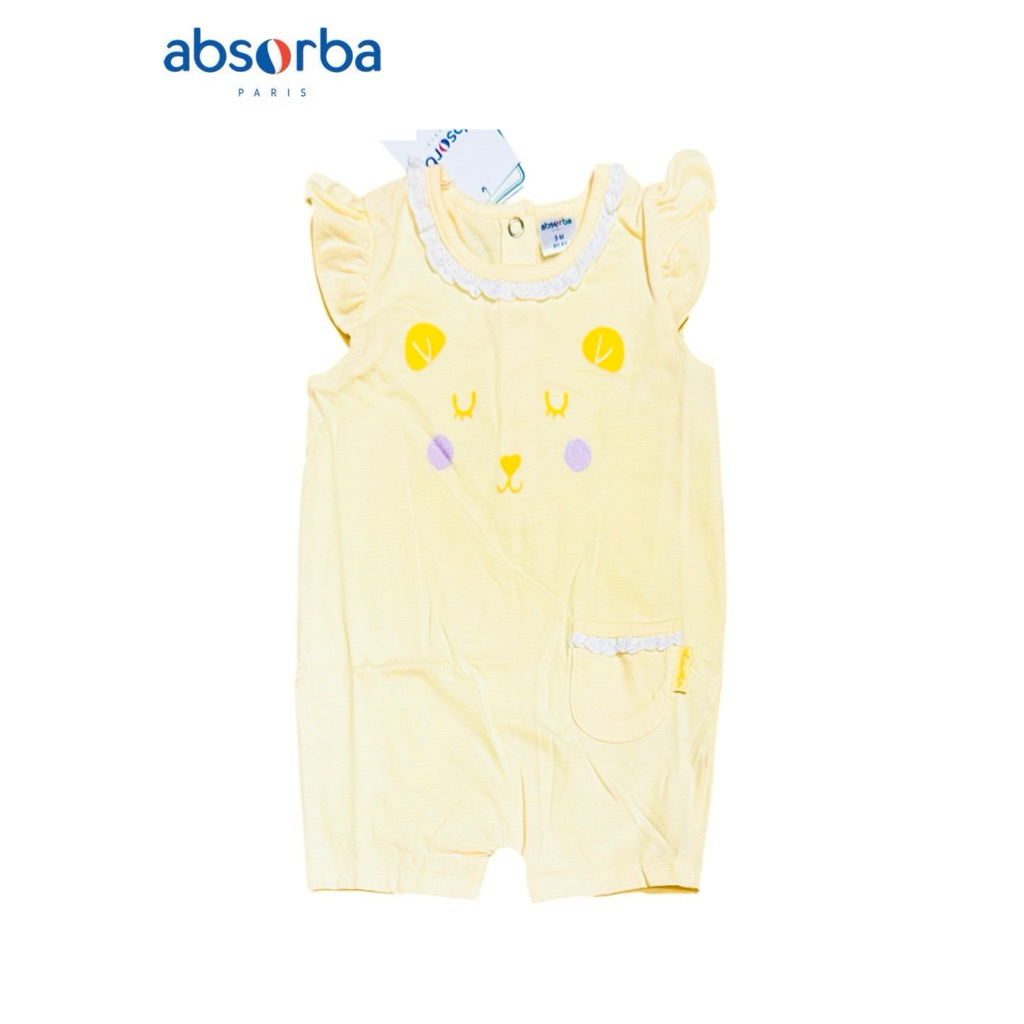 Absorba แอ็บซอร์บา ชุดหมีสั้น สำหรับเด็กอายุ 3 เดือน - 1 ปี คอลเลคชั่น Petit Safari